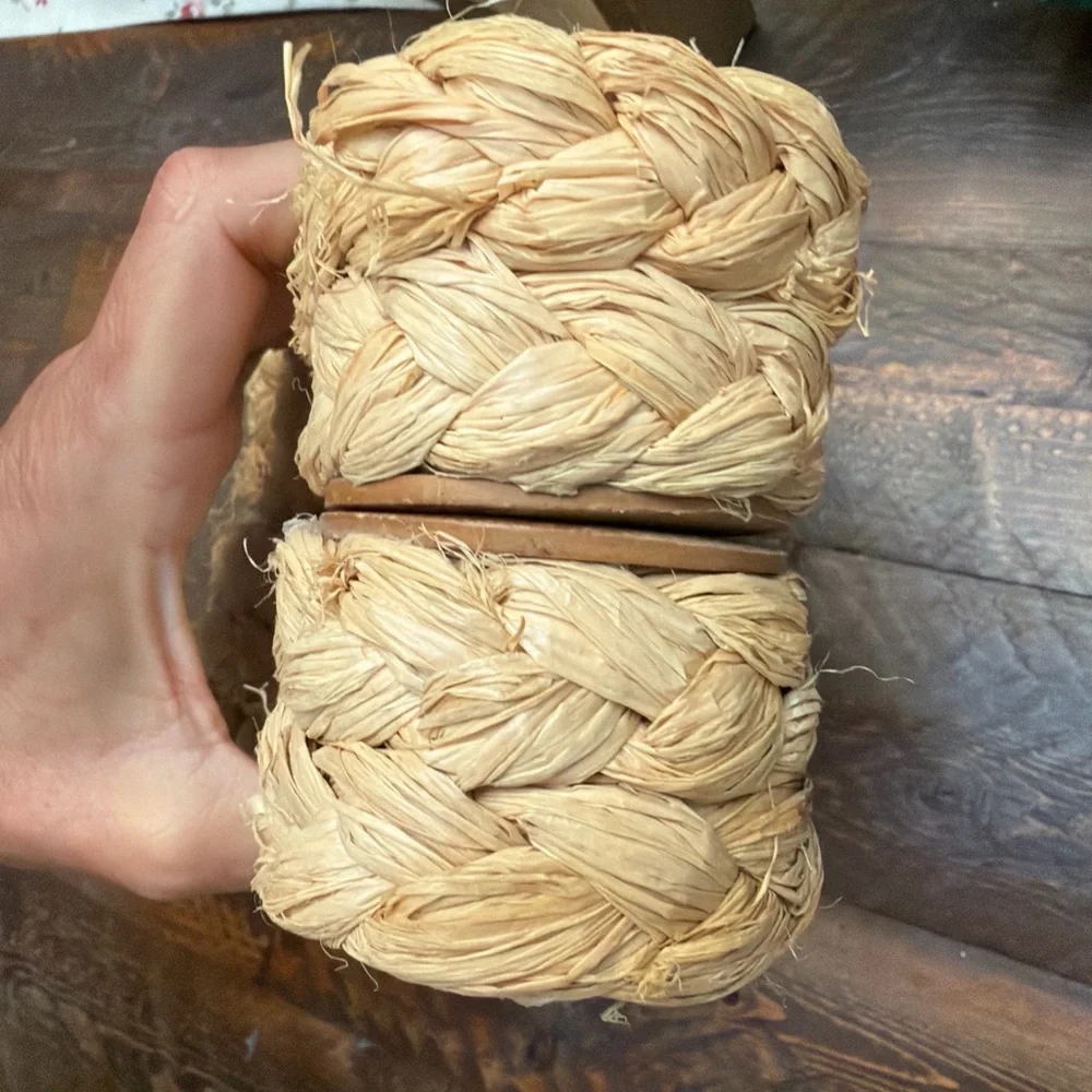 Zara Natural Raffia Platform Wedge Sandals Women's 39 Or US 8.5 GUC ZARA summer - Picture 6 of 11